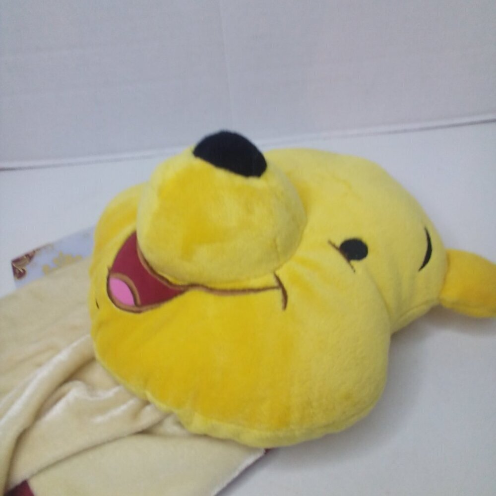 Disney Store Pooh Stocking Plush Head Satin Stocking Christmas Holiday NWT - Picture 7 of 15